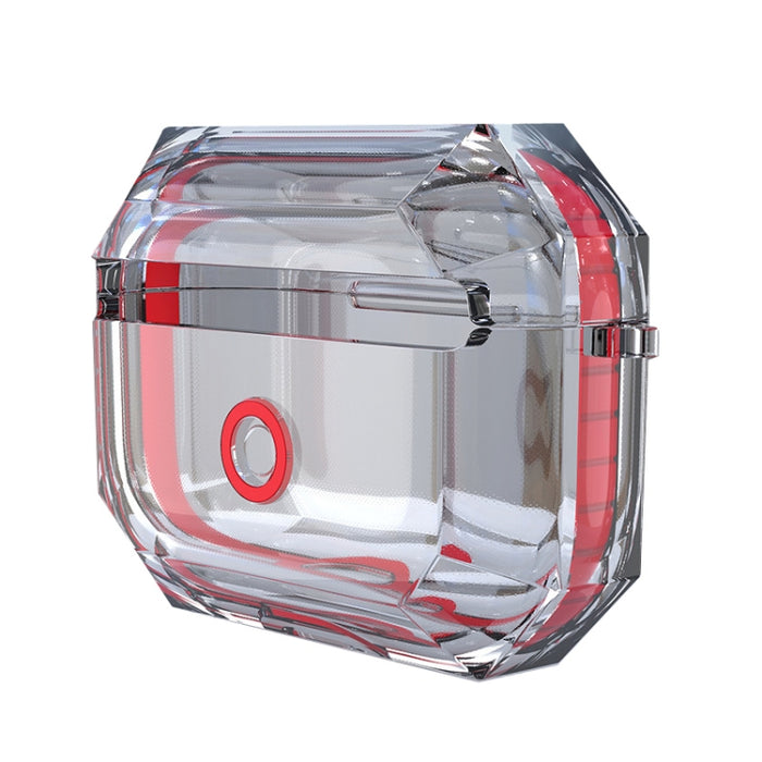 Para AirPodS Pro RJT-AP-03 Auricular Bluetooth Estuche suave transparente Cubierta de protección de TPU