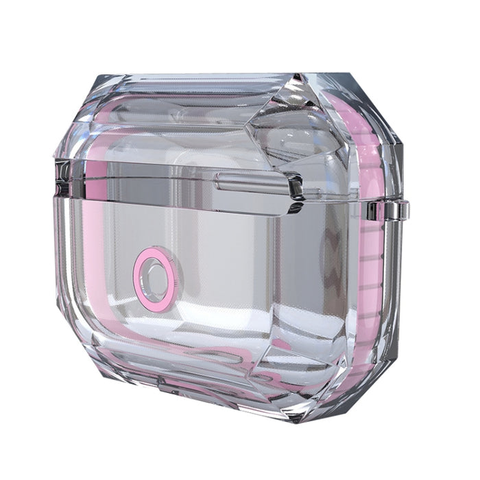 Para AirPodS Pro RJT-AP-03 Auricular Bluetooth Estuche suave transparente Cubierta de protección de TPU