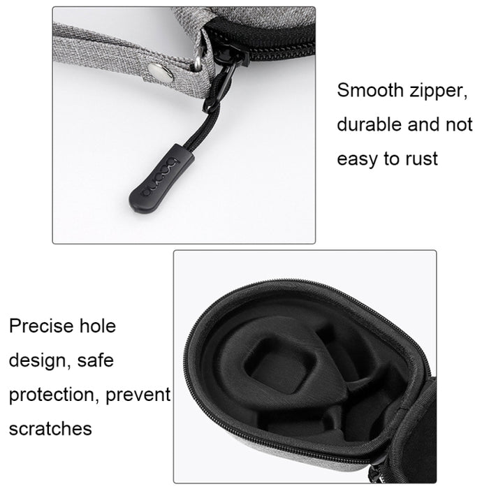 Para Aftershokz AS660/AS650 Baona BN-F035 Bolsa de almacenamiento antipresión y a prueba de golpes para auriculares