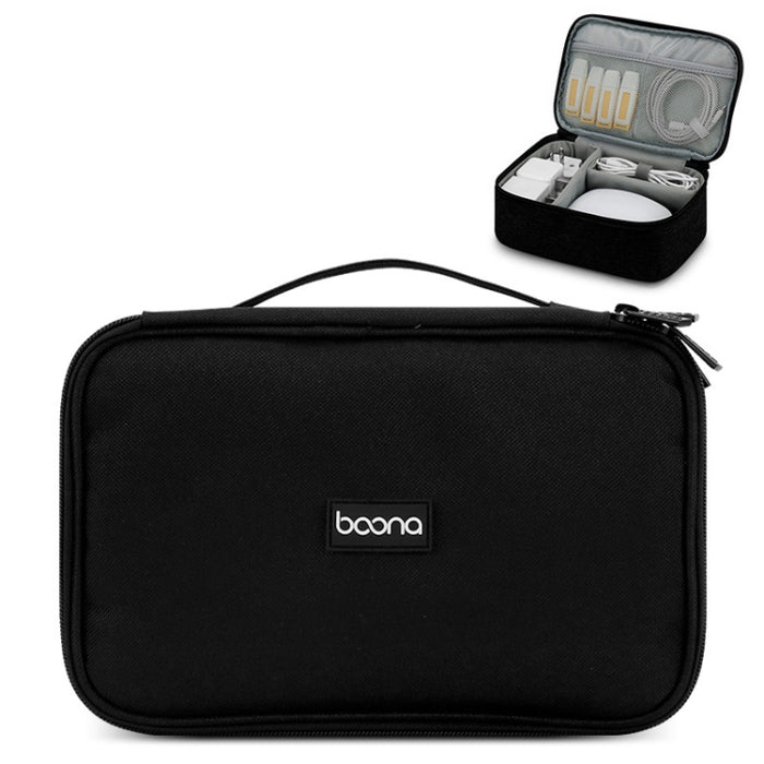 Bolsa de almacenamiento digital con cable de datos para auriculares multifuncional Baona, especificaciones: