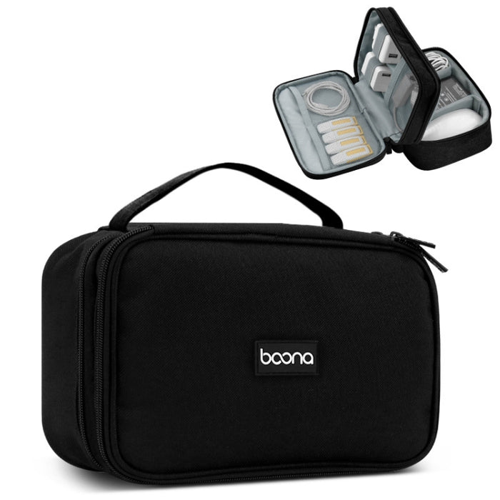 Bolsa de almacenamiento digital con cable de datos para auriculares multifuncional Baona, especificaciones: