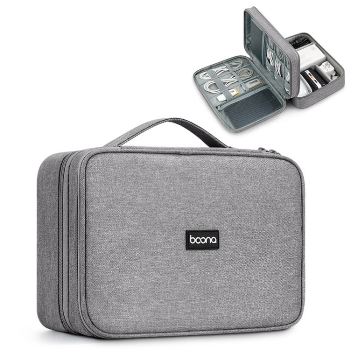 Bolsa de almacenamiento digital con cable de datos para auriculares multifuncional Baona, especificaciones: