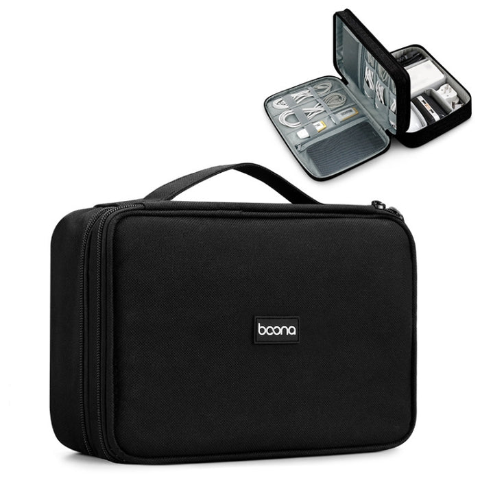Bolsa de almacenamiento digital con cable de datos para auriculares multifuncional Baona, especificaciones: