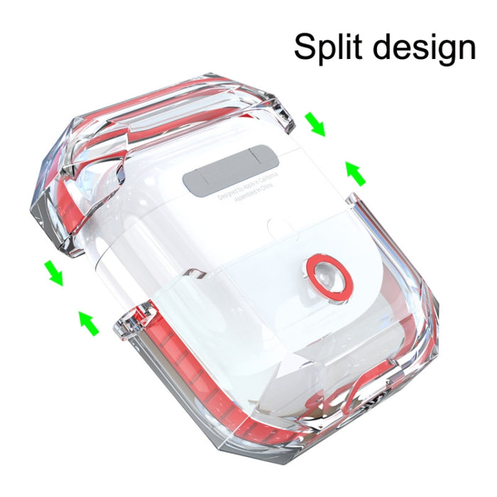Funda protectora para auriculares Bluetooth transparente anticaída para AirPods 3 RJT-AP-03