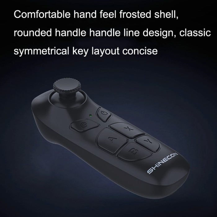 VR SHINECON SC-B03 VR Juego Inalámbrico Bluetooth Control remoto Mango Selfie Stick Control remoto Reproducción de video