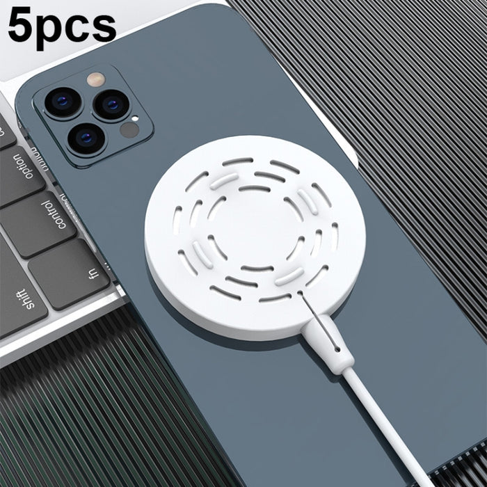 5 fundas protectoras de silicona para cargador inalámbrico CP06 Magsafe.