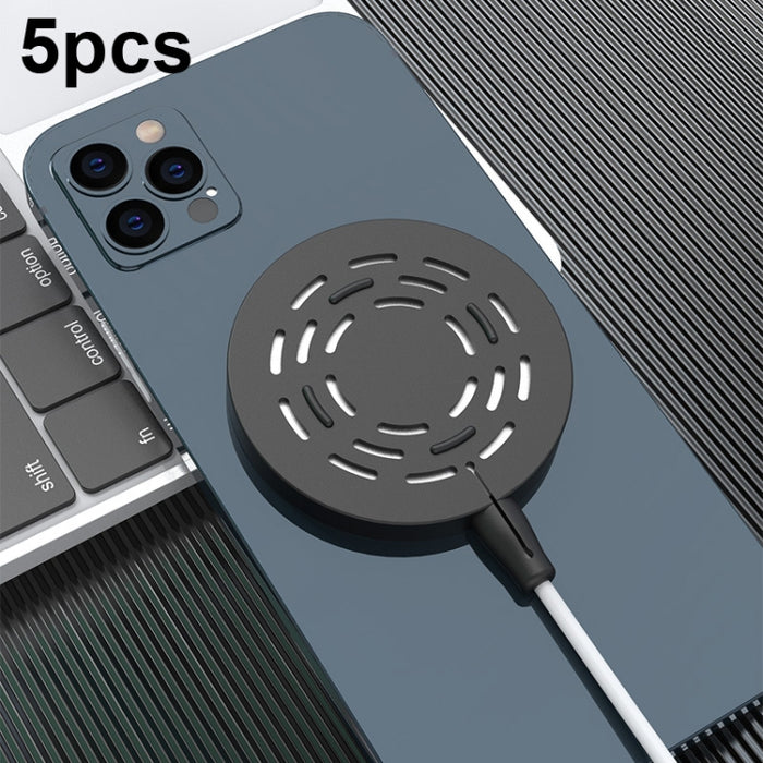 5 fundas protectoras de silicona para cargador inalámbrico CP06 Magsafe.