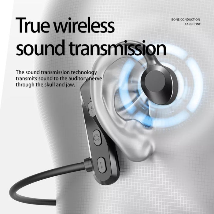 K69 Auricular Bluetooth Conducción de sonido Binoconic Business Sports Auricular