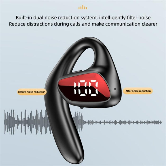 Auricular Bluetooth M-K8 para colgar en la oreja, modelo comercial, auricular de conducción aérea