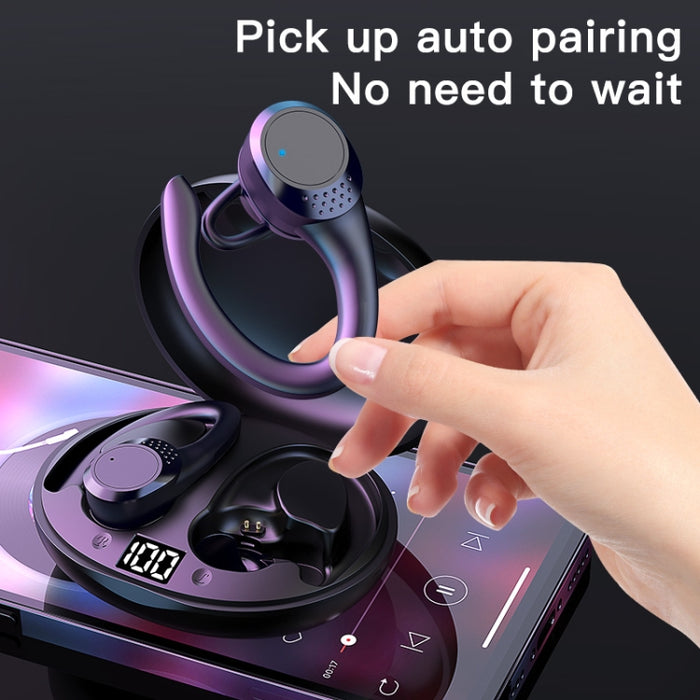 Pantalla digital de reducción de ruido AX9 con auriculares Bluetooth con compartimiento de carga