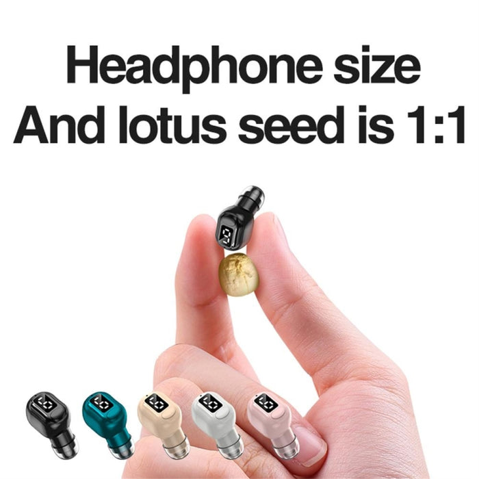 M5 Pantalla digital Auriculares Bluetooth Mini auriculares invisibles en la oreja
