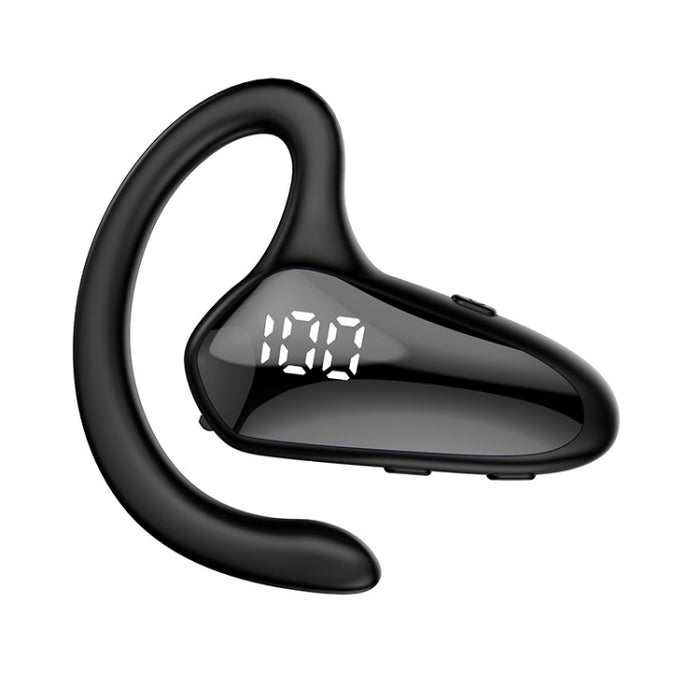YX02 con pantalla digital Auriculares Bluetooth de conducción ósea del oído colgante