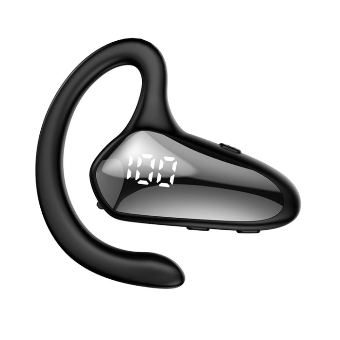 YX02 con pantalla digital Auriculares Bluetooth de conducción ósea del oído colgante