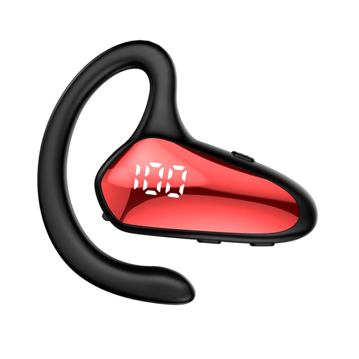 YX02 con pantalla digital Auriculares Bluetooth de conducción ósea del oído colgante