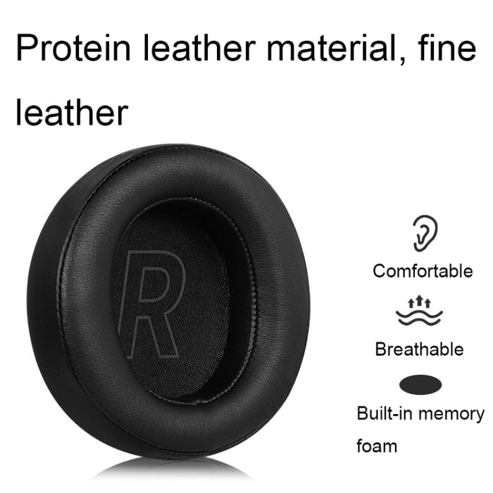 Para Edifier G5BT 1 par de auriculares de cuero cubierta de esponja transpirable