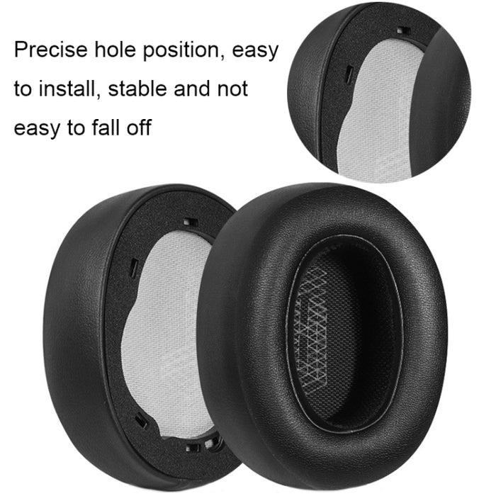 1 par de fundas de esponja para auriculares para JBL Live 650BTNC/660/E65BTNC/Duet NC