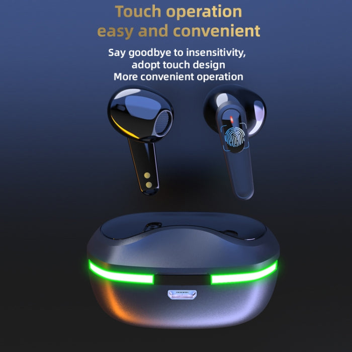 Auricular Bluetooth TWS inalámbrico de doble oreja Mini auricular de juego de reducción de ruido deportivo