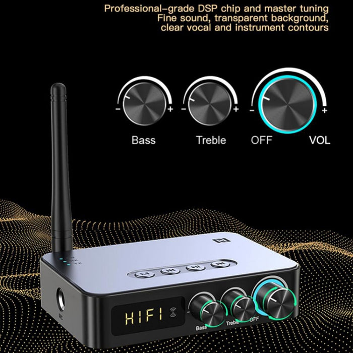 M9 Pro 5.1 Receptor Bluetooth Lanzador Radio FM 4 en 1 Adaptador de audio NFC