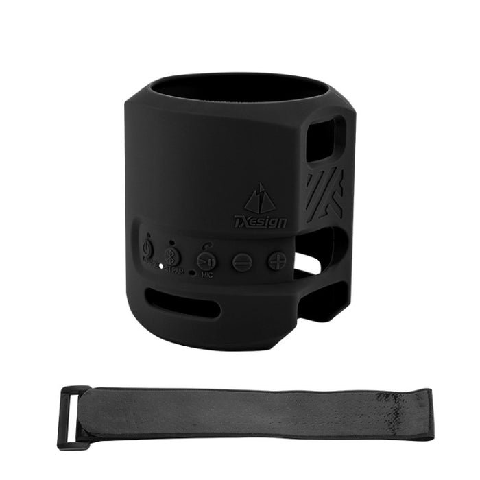 Funda de silicona para altavoz Sony SRS-XB13 con correa de cierre de gancho y bucle