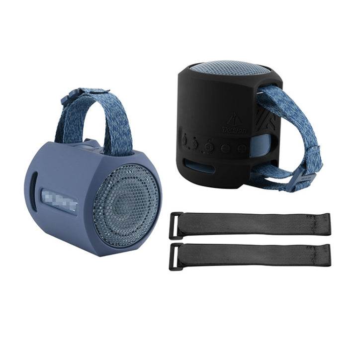 Funda de silicona para altavoz Sony SRS-XB13 con correa de cierre de gancho y bucle