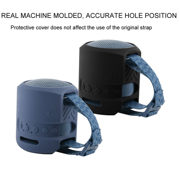 Funda de silicona para altavoz Sony SRS-XB13 con correa de cierre de gancho y bucle