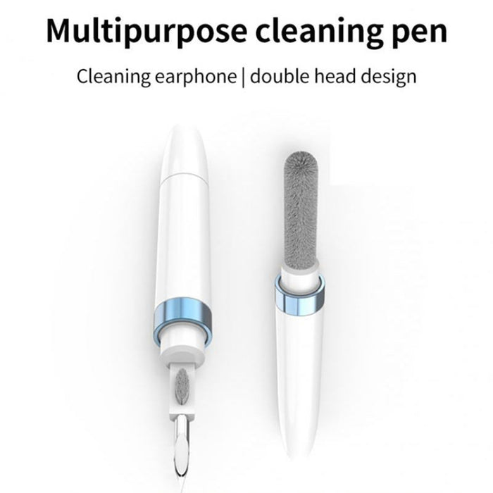 Pluma de limpieza de auriculares Auriculares Cepillo de limpieza Herramienta de limpieza de teclado de computadora