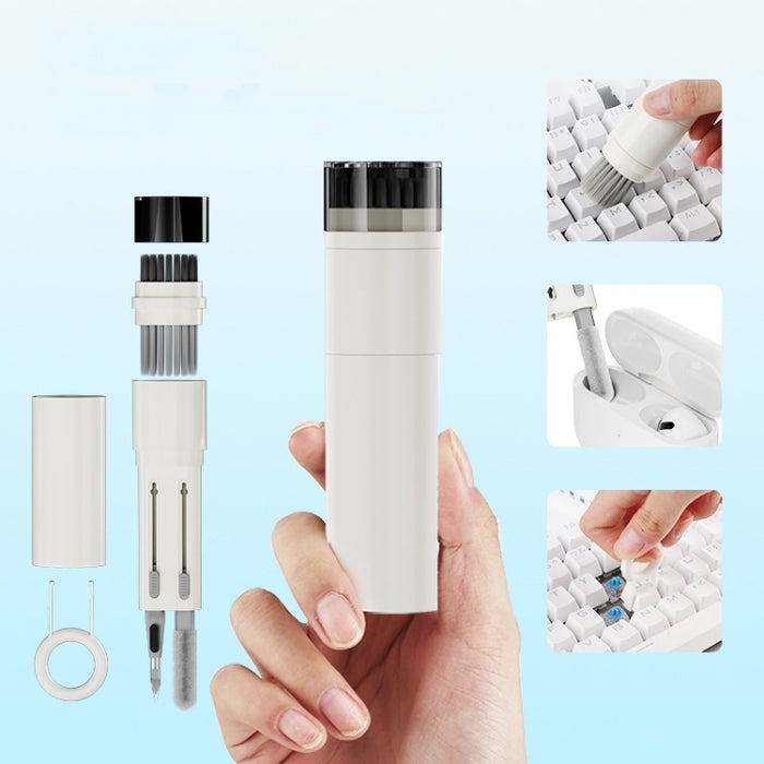 SYT-05 6-en-1 Auricular Bluetooth Clean Pen Brush Herramienta de limpieza de teclado de computadora