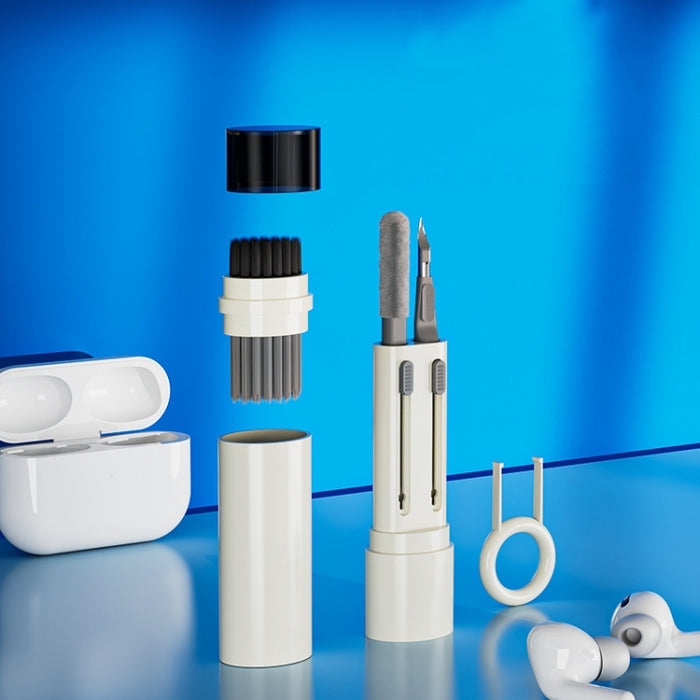 SYT-05 6-en-1 Auricular Bluetooth Clean Pen Brush Herramienta de limpieza de teclado de computadora