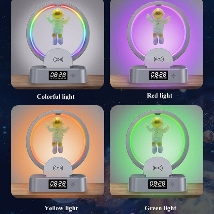 Y-558 Levitación magnética Astronauta TWS Altavoz Bluetooth con luz RGB, estilo:
