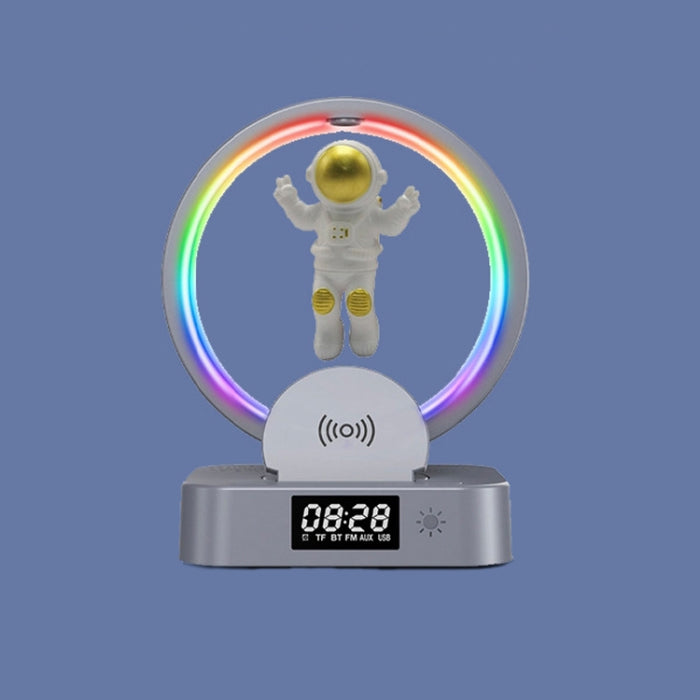 Y-558 Levitación magnética Astronauta TWS Altavoz Bluetooth con luz RGB, estilo: