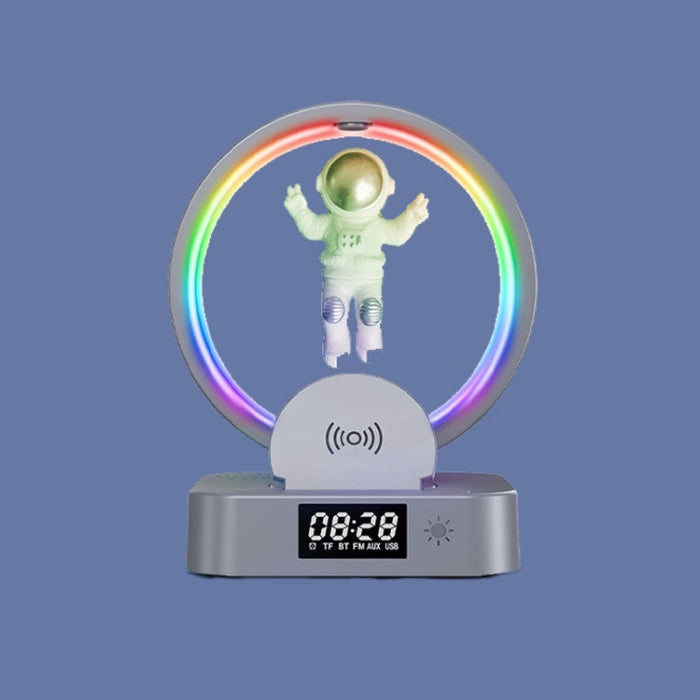 Y-558 Levitación magnética Astronauta TWS Altavoz Bluetooth con luz RGB, estilo: