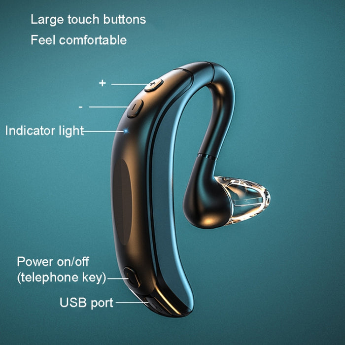 M-800 Auricular Bluetooth Estéreo de Negocios con Rotación Izquierda y Derecha
