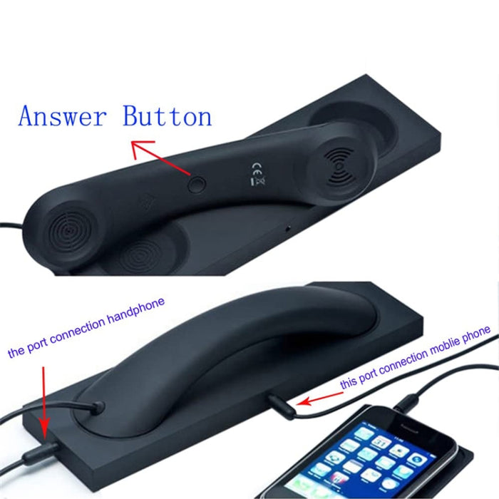 Auricular externo retro del teléfono móvil de la oficina del teléfono móvil universal de 3.5m m