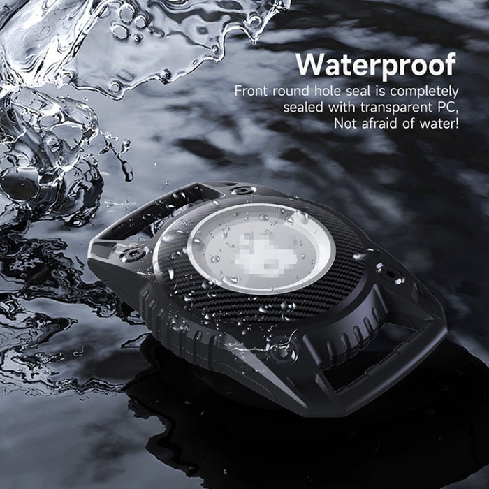 Para AirTag Funda protectora Tres pruebas Todo incluido IPX7 Cubierta de localizador a prueba de agua