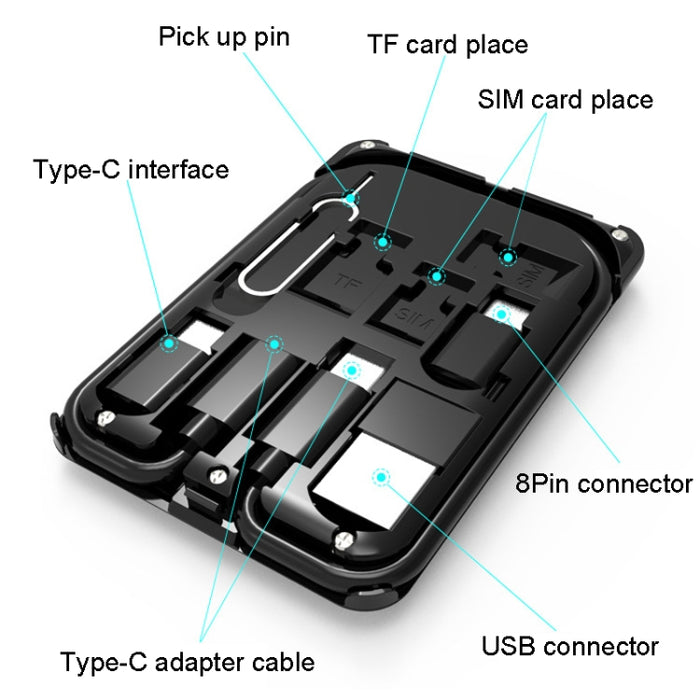 Organizador inalámbrico del cable de datos del cargador de BM3016C 15W con el soporte plegable del teléfono del adaptador