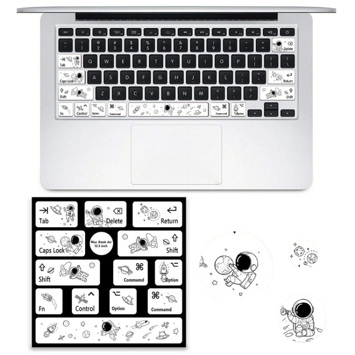 Para Macbook Air, 5 uds., teclado para ordenador portátil, pegatina de PVC