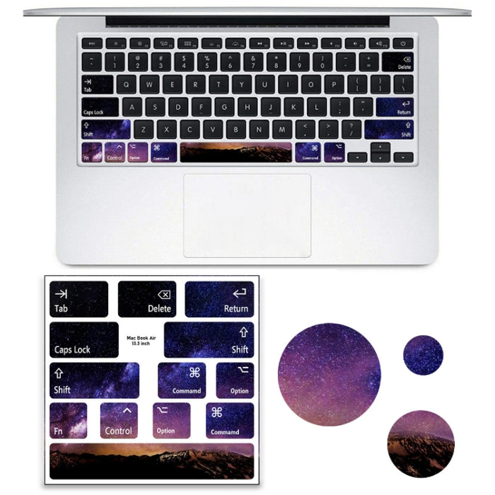 Para Macbook Air, 5 uds., teclado para ordenador portátil, pegatina de PVC