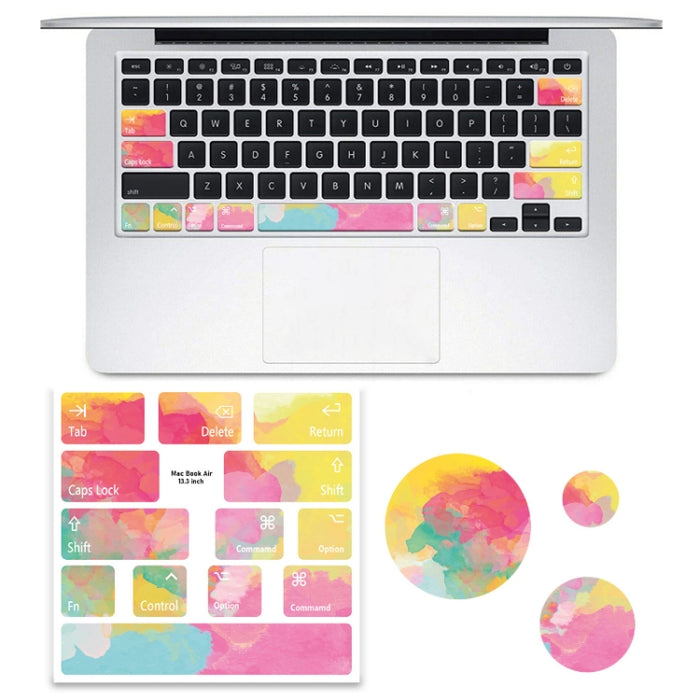 Para Macbook Air, 5 uds., teclado para ordenador portátil, pegatina de PVC