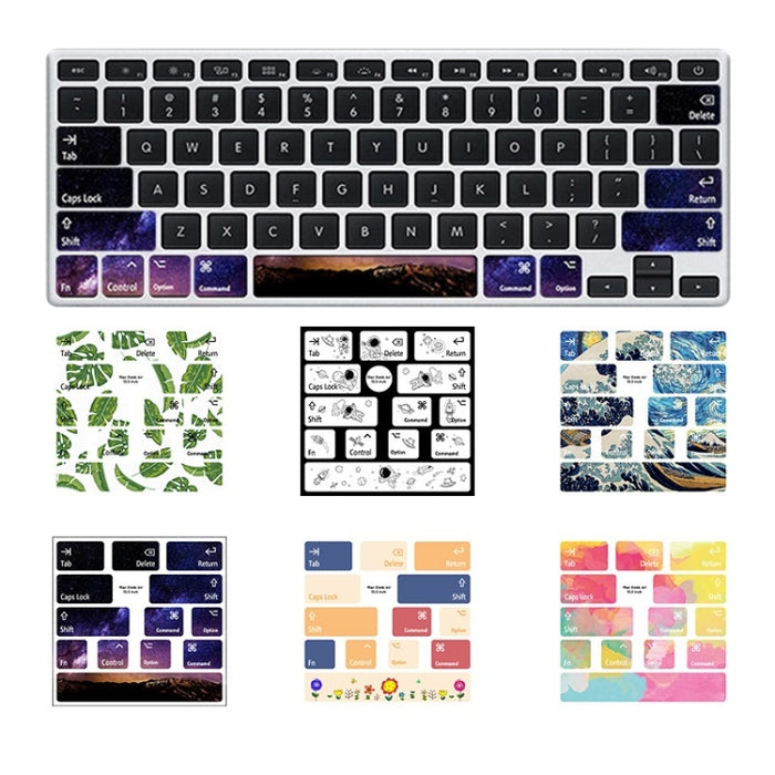 Para Macbook Air, 5 uds., teclado para ordenador portátil, pegatina de PVC