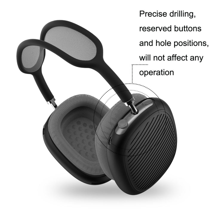 T2 para Apple AirPods Max 1 par de auriculares Bluetooth Funda protectora de silicona anticaída