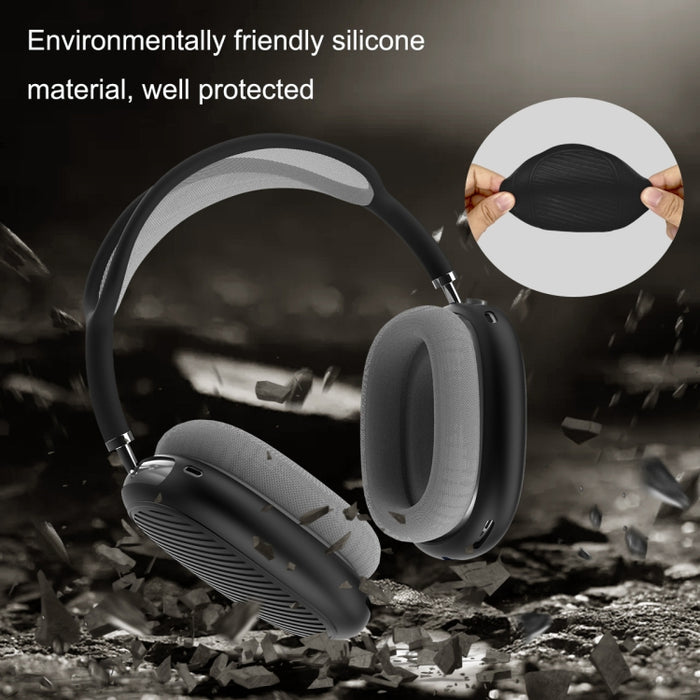 T2 para Apple AirPods Max 1 par de auriculares Bluetooth Funda protectora de silicona anticaída