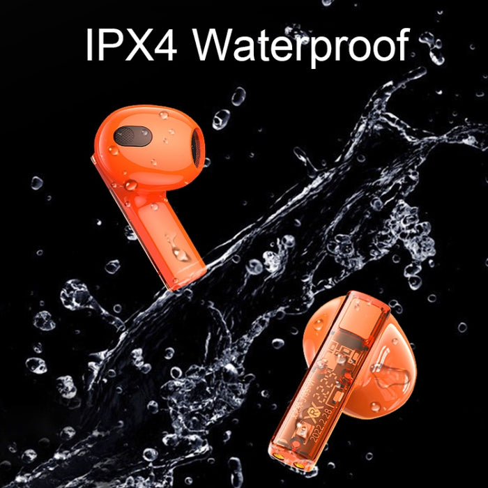 REMAX CozyBuds 6C TWS Auriculares Bluetooth inalámbricos de baja demora con cabina transparente