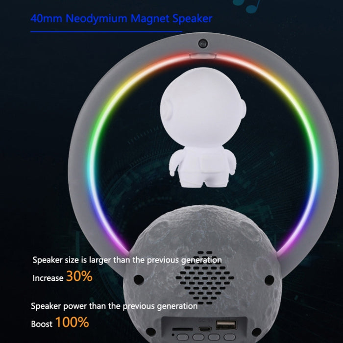 Y-598 Astronauta suspendido Altavoz Bluetooth RGB Luz Subwoofer Ornamento, Especificaciones:
