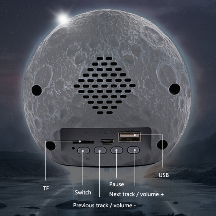 Y-598 Astronauta suspendido Altavoz Bluetooth RGB Luz Subwoofer Ornamento, Especificaciones: