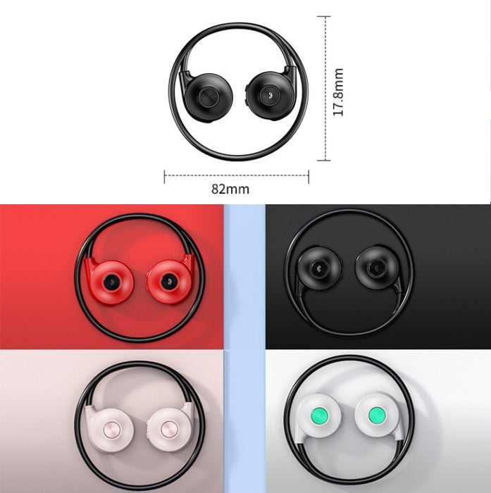 Auriculares Bluetooth con altavoz vibrador estéreo de conducción ósea M1S