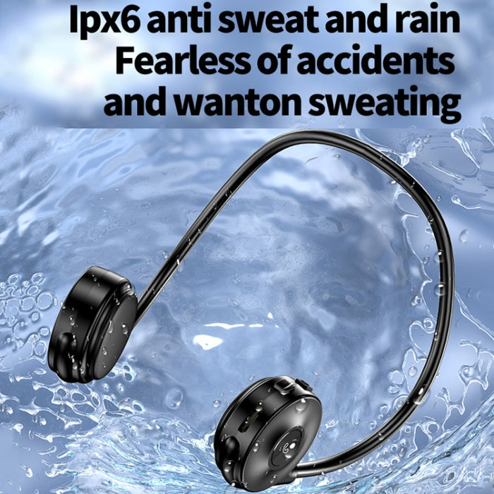 Auriculares Bluetooth con altavoz vibrador estéreo de conducción ósea M1S