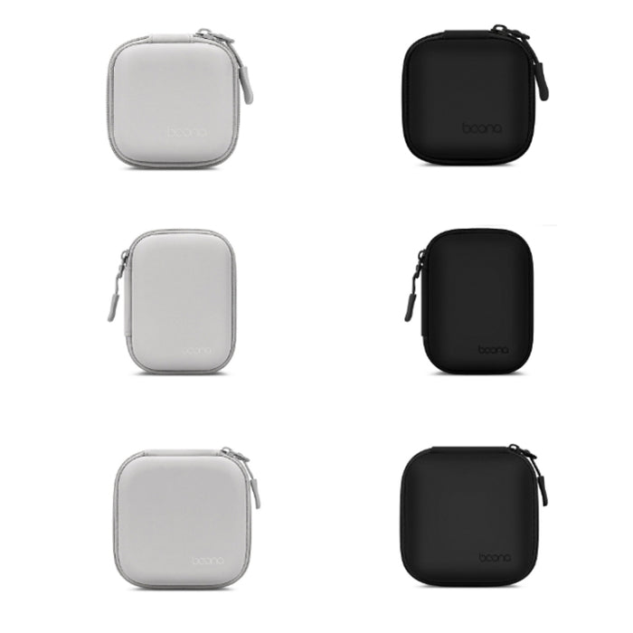 Bolsa de almacenamiento de disco en U para cable de auriculares digitales de cuero Baona