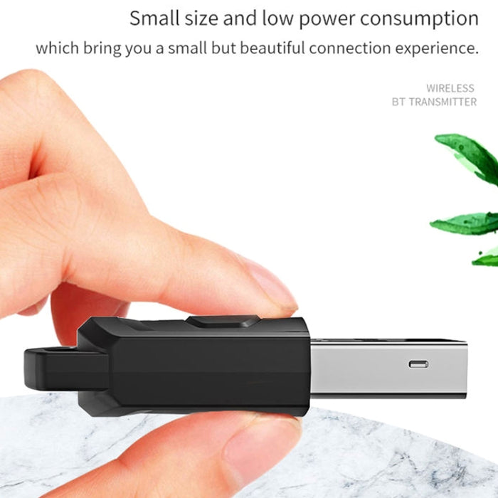Para PS4 / PS5 / PC HS-PS5101 Adaptador Bluetooth 5.0 Receptor de audio Transmisor de auriculares inalámbricos