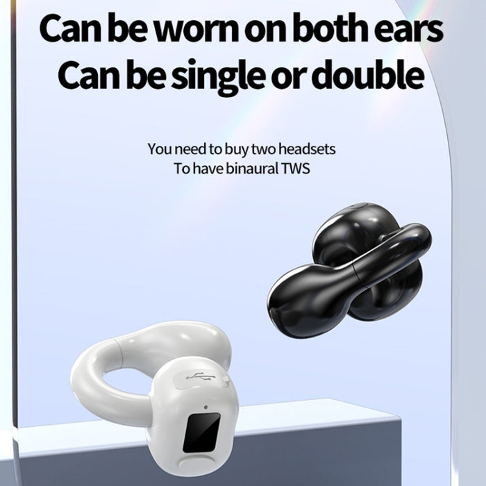 Auriculares Bluetooth M10 IPX5 impermeables con clip para la oreja, estilo: