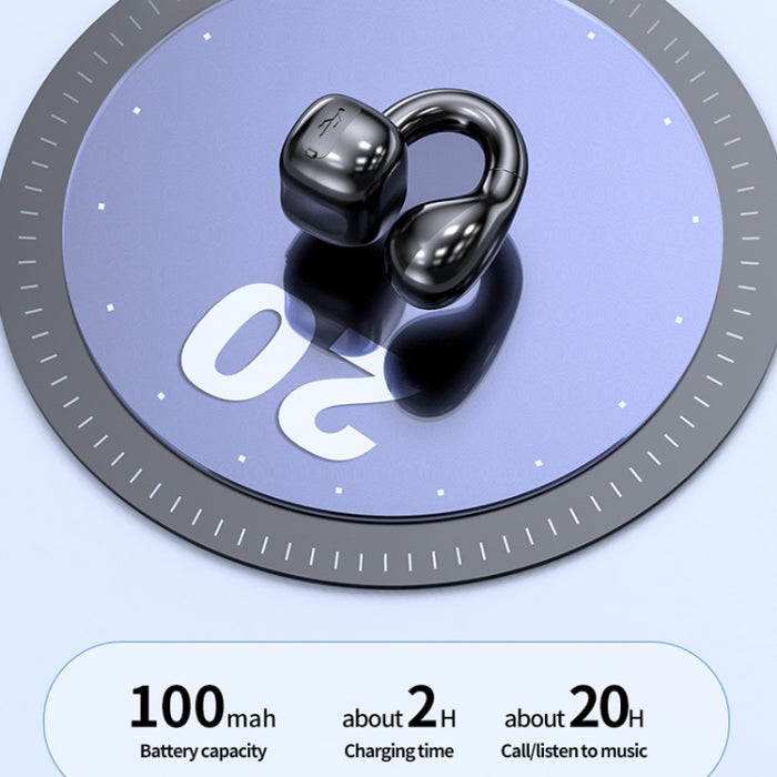 Auriculares Bluetooth M10 IPX5 impermeables con clip para la oreja, estilo: